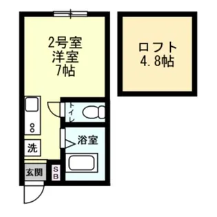 G・Aヒルズ鶴見小野【2階】の間取り