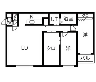 フェスタリア宮の森【4階】の間取り