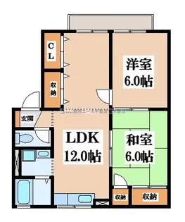 グリーンセゾン【1階】の間取り