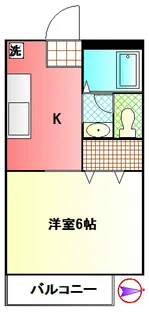 メルベーユ1【2階】の間取り