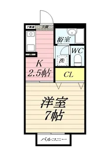 エムセゾン【1階】の間取り