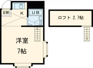 ヴィラ桜ヶ丘【2階】の間取り