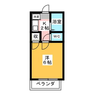 セゾン則武【2階】の間取り
