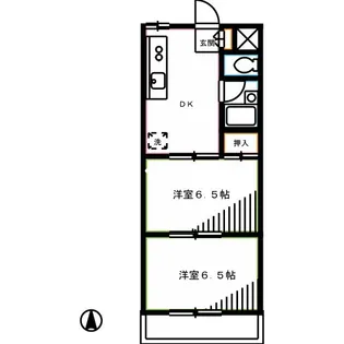 メゾンドミナミ【3階】の間取り