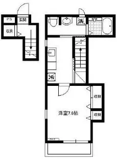 ガーデンハウス【2階】の間取り