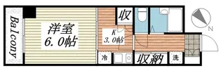 ロイヤルクレセント【4階】の間取り