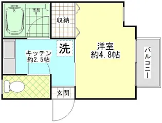 クレスト【1階】の間取り