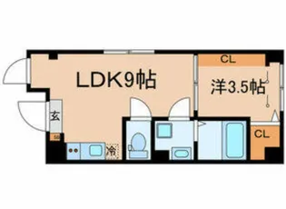 ルミオ王子【2階】の間取り
