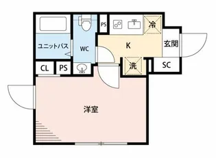 マイナビSTAYプランドール赤塚プルミエ【3階】の間取り
