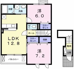 エスタシオン【2階】の間取り