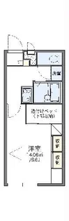 レオパレス西社口【2階】の間取り