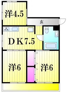 ブリックハイツ【2階】の間取り
