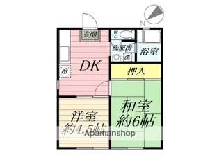 福山ハイツ【2階】の間取り