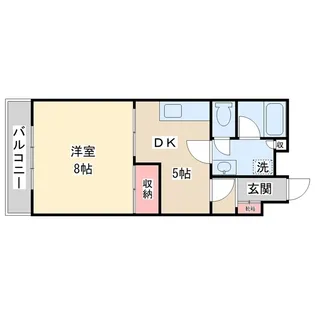 グリーンパーク大沼【1階】の間取り