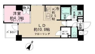 日本橋ROOTS【6階】の間取り
