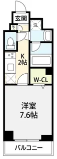 LA GRACIEUSE【5階】の間取り