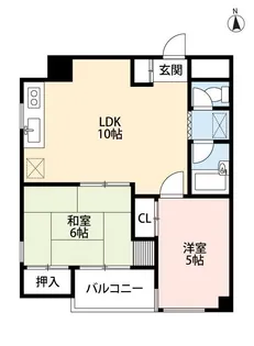 プロミネンス宮崎台【6階】の間取り