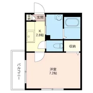 シャーメゾン竹【2階】の間取り