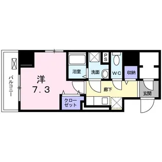 ISLA VISTA日本橋【10階】の間取り