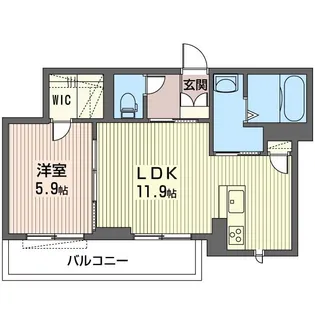 ビューテラスD【3階】の間取り