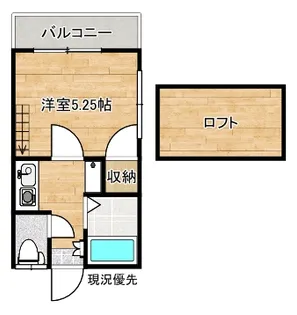 ルミエール西津田【2階】の間取り