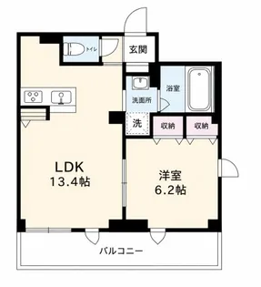 カーサ・イ・フィオーリ【3階】の間取り