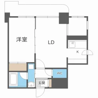 トミイビル No.39【9階】の間取り