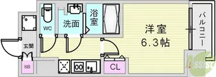 ファーストフィオーレ神戸湊町【2階】の間取り