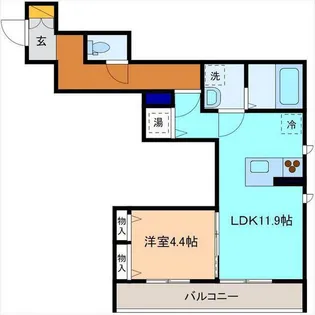 Residence MIRAI【2階】の間取り