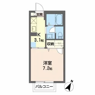 フレグランスシェル【2階】の間取り
