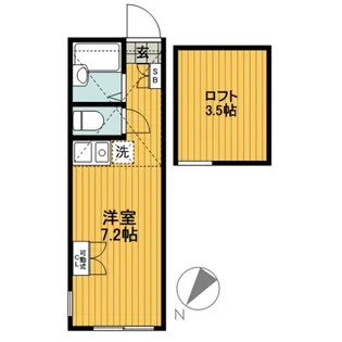 ペスカーサ三ツ沢【2階】の間取り