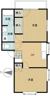 コスモ田久保A棟【1階】の間取り