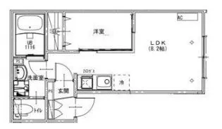 KEIAI RESIDENCE 北小金IV【2階】の間取り