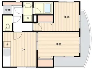 プラムコート沼袋【2階】の間取り