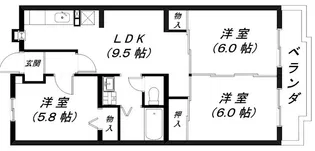 リヴェールJUNII【3階】の間取り
