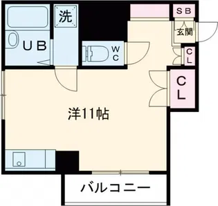 宇佐美マンション【3階】の間取り