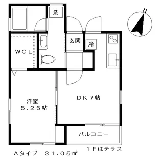 ファミールさかえ【2階】の間取り