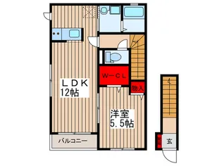 ARENA TAKINISHI【2階】の間取り