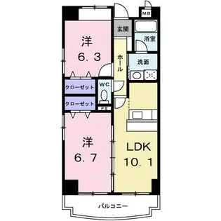 パローレ20【3階】の間取り