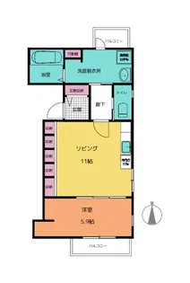 Lani【2階】の間取り