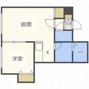 ピースハーモニー月寒中央【3階】の間取り