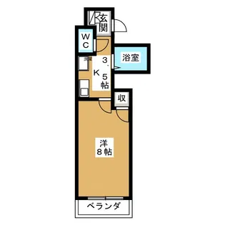 エスターブル池下【8階】の間取り