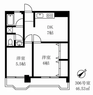 サトウマンション【3階】の間取り