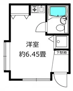 ティエドゥール長崎【1階】の間取り