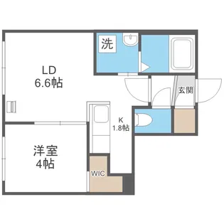 PREMIST福住【1階】の間取り