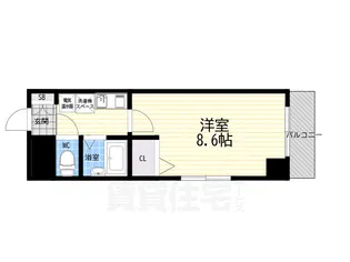 エスポワール西宮北口【4階】の間取り