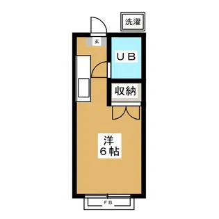 コーポホワイト【1階】の間取り
