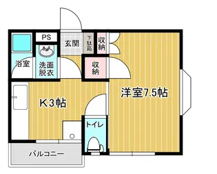 メゾンブランシェ【2階】の間取り