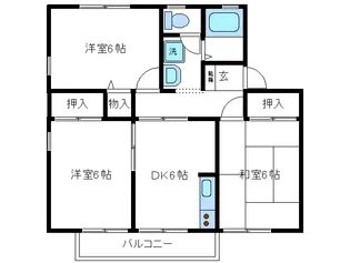 キャピタルB【2階】の間取り