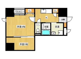 チェルキオ 羅漢 C-5タイプ【3階】の間取り